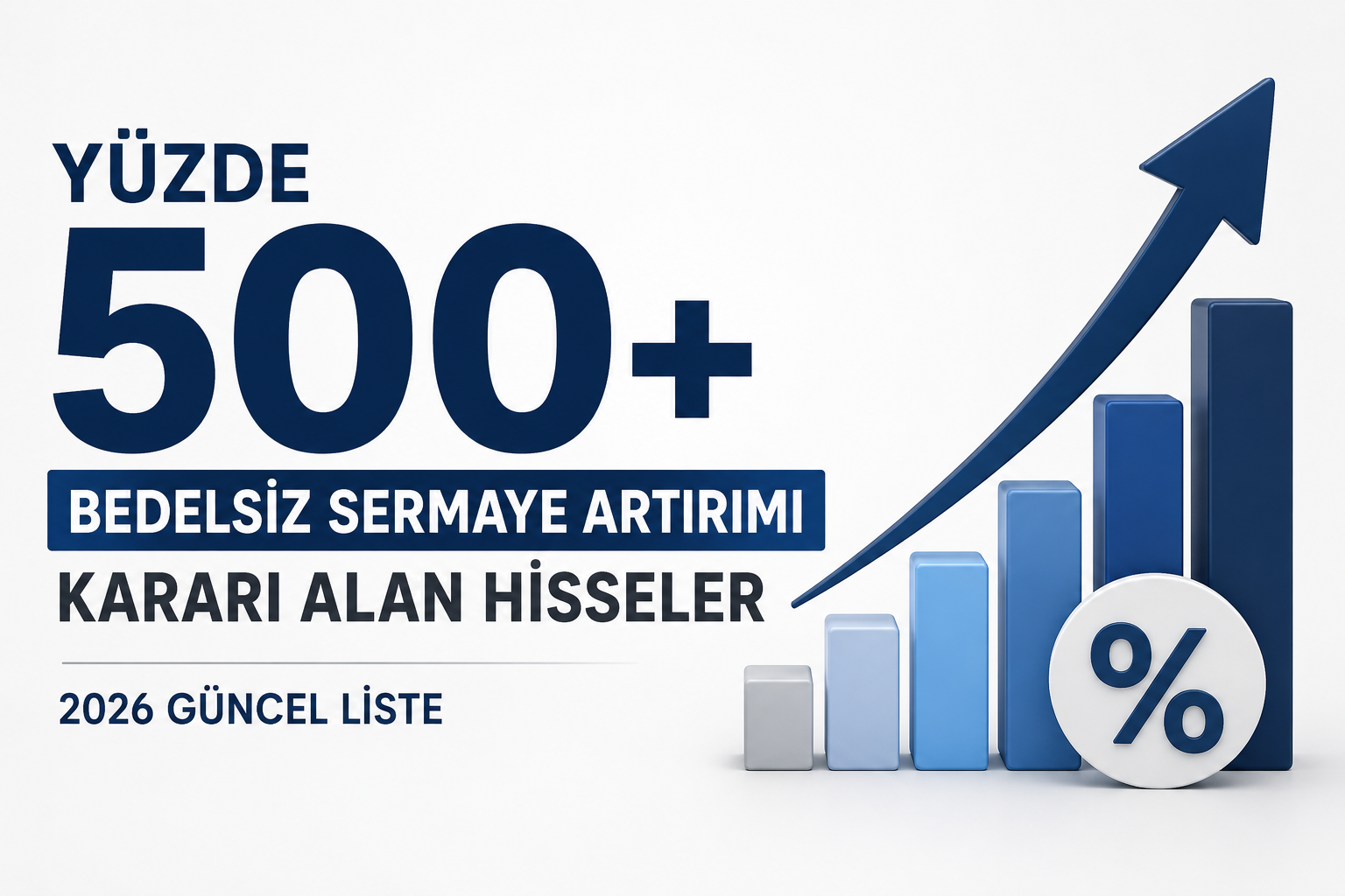Yüzde 500 ve Üzeri Bedelsiz Sermaye Artırımı Kararı Alan Hisseler (2026 Güncel Liste)